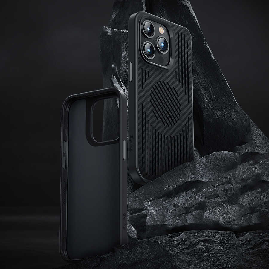 Apple iPhone 14 Pro Uyumlu Kılıf Benks Magnetic Cooling Kevlar Soğutucu Özellikli Telefon Kılıfı - 3