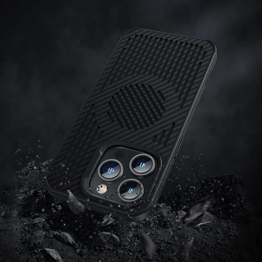 Apple iPhone 14 Plus Uyumlu Kılıf Benks Magnetic Cooling Kevlar Soğutucu Özellikli Telefon Kılıfı - 4