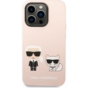 Apple iPhone 14 Pro Max Uyumlu Kılıf Karl Lagerfeld Magsafe Şarj Özellikli Silikon K&C Dizayn Kapak
