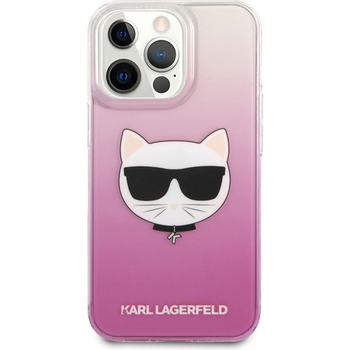Apple iPhone 14 Pro Uyumlu Kılıf Karl Lagerfeld Sert TPU Choupette Dizayn Kapak
