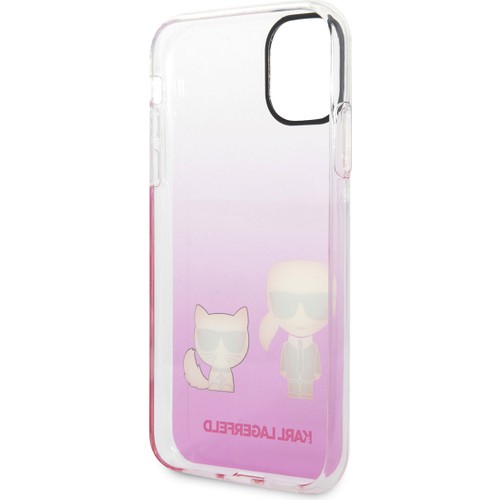 Apple iPhone 11 Uyumlu Kılıf Karl Lagerfeld Sert TPU K&C Dizayn Kapak