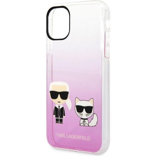 Apple iPhone 11 Uyumlu Kılıf Karl Lagerfeld Sert TPU K&C Dizayn Kapak