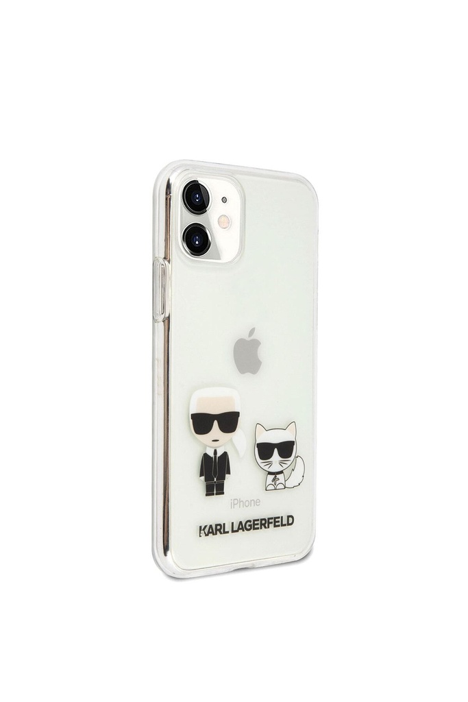 Apple iPhone 11 Uyumlu Kılıf Karl Lagerfeld Sert TPU K&C Dizayn Kapak