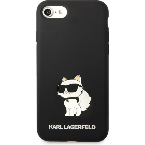 Apple iPhone 7 Uyumlu Kılıf Karl Lagerfeld Silikon Choupette Dizayn Kapak
