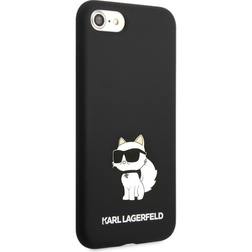 Apple iPhone 7 Uyumlu Kılıf Karl Lagerfeld Silikon Choupette Dizayn Kapak