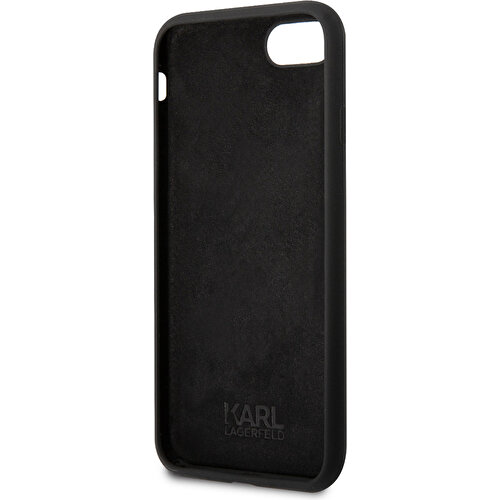 Apple iPhone 7 Uyumlu Kılıf Karl Lagerfeld Silikon Choupette Dizayn Kapak