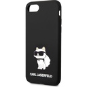 Apple iPhone 7 Uyumlu Kılıf Karl Lagerfeld Silikon Choupette Dizayn Kapak