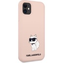 Apple iPhone 11 Uyumlu Kılıf Karl Lagerfeld Silikon Choupette Dizayn Kapak