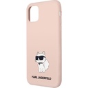 Apple iPhone 11 Uyumlu Kılıf Karl Lagerfeld Silikon Choupette Dizayn Kapak