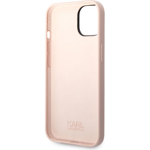 Apple iPhone 14 Uyumlu Kılıf Karl Lagerfeld Silikon Choupette Dizayn Kapak