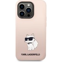 Apple iPhone 14 Pro Max Uyumlu Kılıf Karl Lagerfeld Silikon Choupette Dizayn Kapak