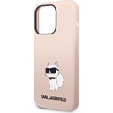 Apple iPhone 14 Pro Max Uyumlu Kılıf Karl Lagerfeld Silikon Choupette Dizayn Kapak