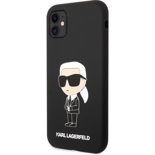 Apple iPhone 11 Uyumlu Kılıf Karl Lagerfeld Silikon Karl Dizayn Kapak