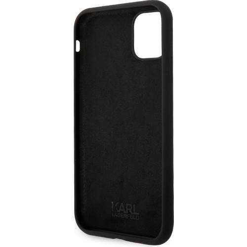 Apple iPhone 11 Uyumlu Kılıf Karl Lagerfeld Silikon Karl Dizayn Kapak