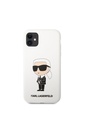 Apple iPhone 11 Uyumlu Kılıf Karl Lagerfeld Silikon Karl Dizayn Kapak