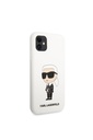 Apple iPhone 11 Uyumlu Kılıf Karl Lagerfeld Silikon Karl Dizayn Kapak