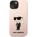 Apple iPhone 14 Uyumlu Kılıf Karl Lagerfeld Silikon Karl Dizayn Kapak