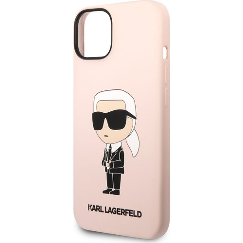 Apple iPhone 14 Uyumlu Kılıf Karl Lagerfeld Silikon Karl Dizayn Kapak