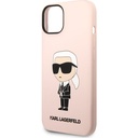 Apple iPhone 14 Uyumlu Kılıf Karl Lagerfeld Silikon Karl Dizayn Kapak