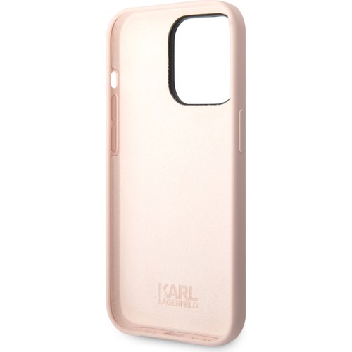 Apple iPhone 14 Pro Uyumlu Kılıf Karl Lagerfeld Silikon Karl Dizayn Kapak