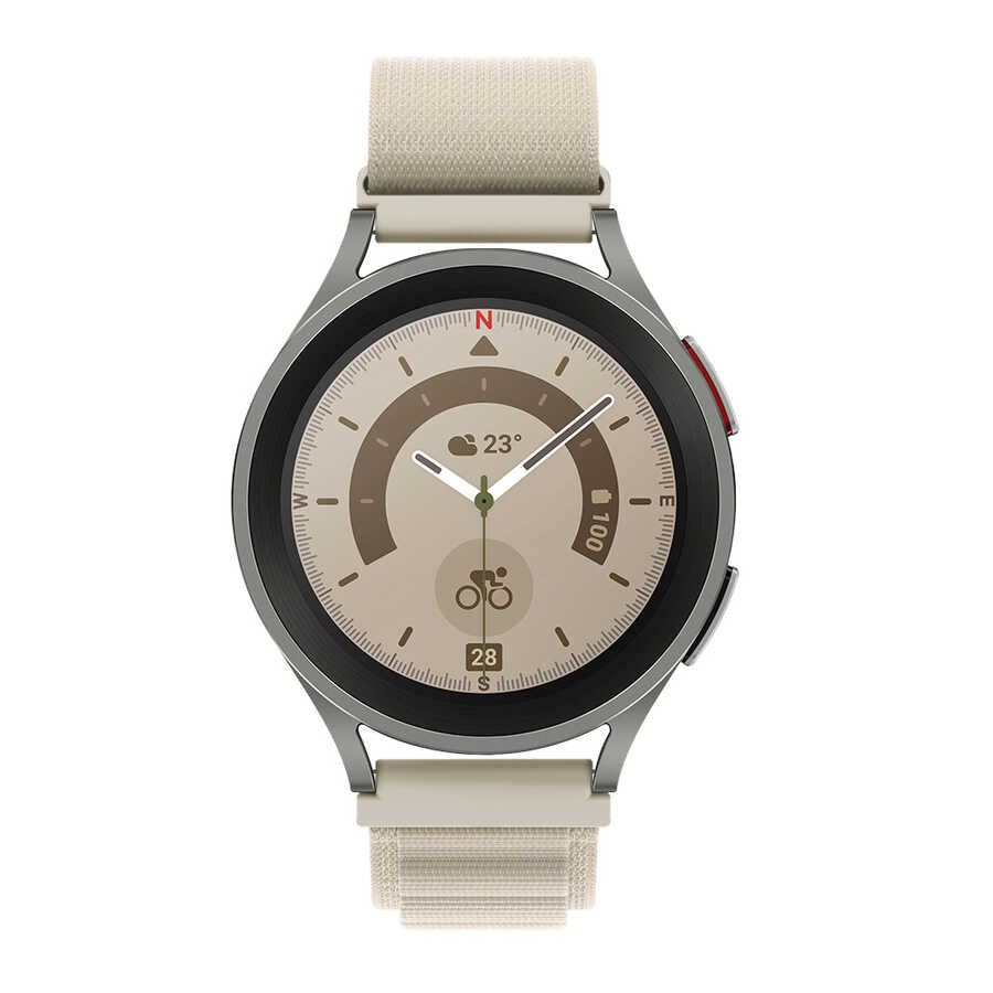 Samsung Galaxy Watch 42mm Uyumlu Zore KRD-74 20mm Hasır Kordon - 13