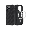 Apple iPhone 13 Pro Uyumlu Kılıf Magsafe Özellikli Karbon Fiber Benks Essential Kevlar Kapak - 1