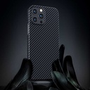 Apple iPhone 13 Pro Uyumlu Kılıf Magsafe Özellikli Karbon Fiber Benks Essential Kevlar Kapak - 3