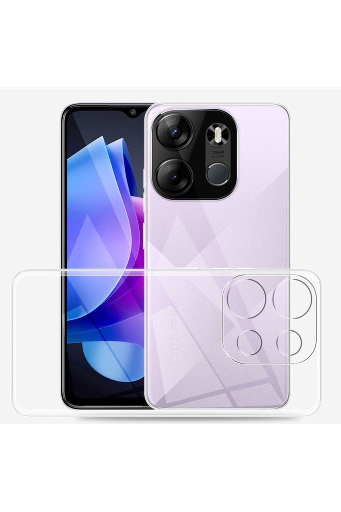 Tecno Spark Go 2023 Uyumlu Kılıf Zore Süper Silikon Kapak