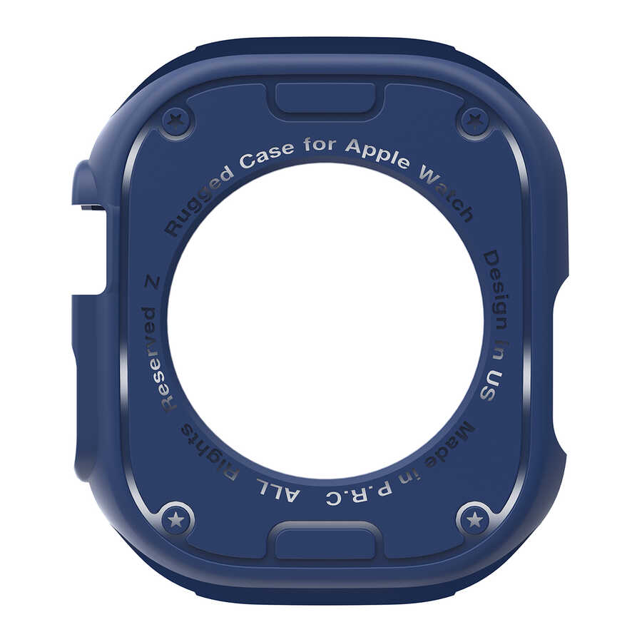 Apple Watch Ultra 49mm Uyumlu Silikon TPU Kasa Koruyucu Zore Watch Gard 17 - 1