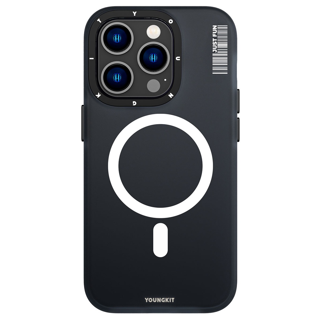 Apple iPhone 14 Pro Max Uyumlu Kılıf Magsafe Şarj Özellikli Youngkit Colored Sand Serisi Kapak - 12