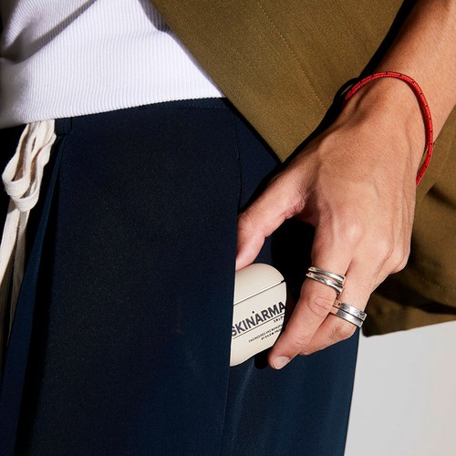 Apple Airpods Pro 2 Uyumlu Kılıf SkinArma PU Deri Tasarım Spunk Kılıf