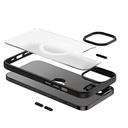 Apple iPhone 13 Uyumlu Kılıf Wireless Şarj Özellikli Zore Hibrit Magsafe Kapak - 4