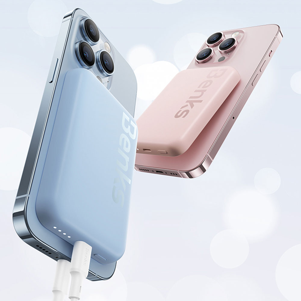 Benks MP10 Magsafe Magnetik İnce Tasarımlı Powerbank 6000mAh - 12
