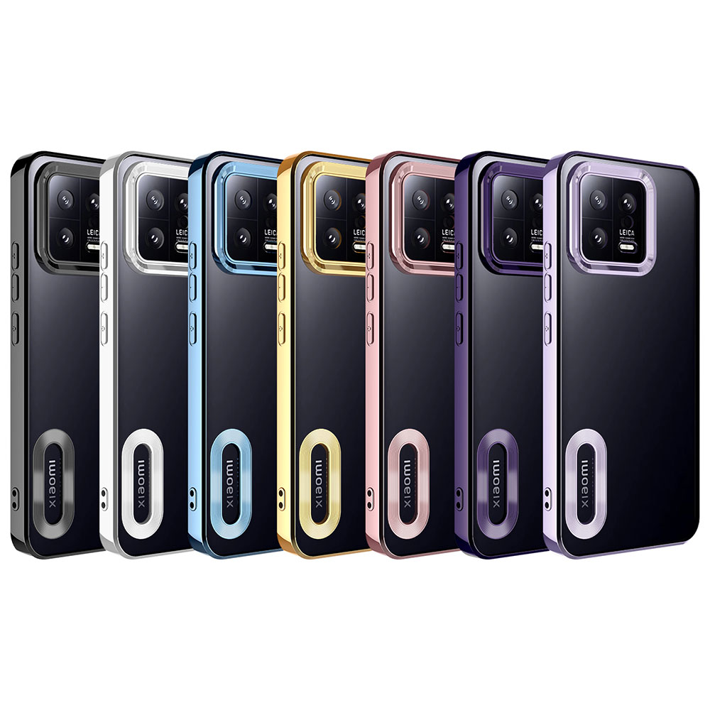 Xiaomi Mi 13 Uyumlu Kılıf Kamera Korumalı Logo Gösteren Zore Omega Kapak - 1