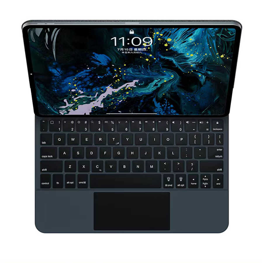 Apple iPad Pro 12.9 2022 M2 Uyumlu Wiwu Magic Keyboard - 23