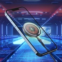 Wiwu M17 Magnetik Intelligent Transparan Wireless Şarj Ultra İnce Şeffaf 15W Android iOS Destekli - 7