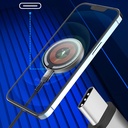 Wiwu M17 Magnetik Intelligent Transparan Wireless Şarj Ultra İnce Şeffaf 15W Android iOS Destekli - 11