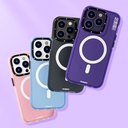 Apple iPhone 14 Pro Uyumlu Kılıf Magsafe Şarj Özellikli Youngkit Colored Sand Serisi Kapak - 9