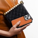 Apple iPhone 13 Mini Uyumlu Kılıf Wiwu Genuine Leather Plastic Calfskin Orjinal Deri Kapak - 3