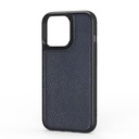 Apple iPhone 13 Pro Max Uyumlu Kılıf Wiwu Genuine Leather Plastic Calfskin Orjinal Deri Kapak - 3