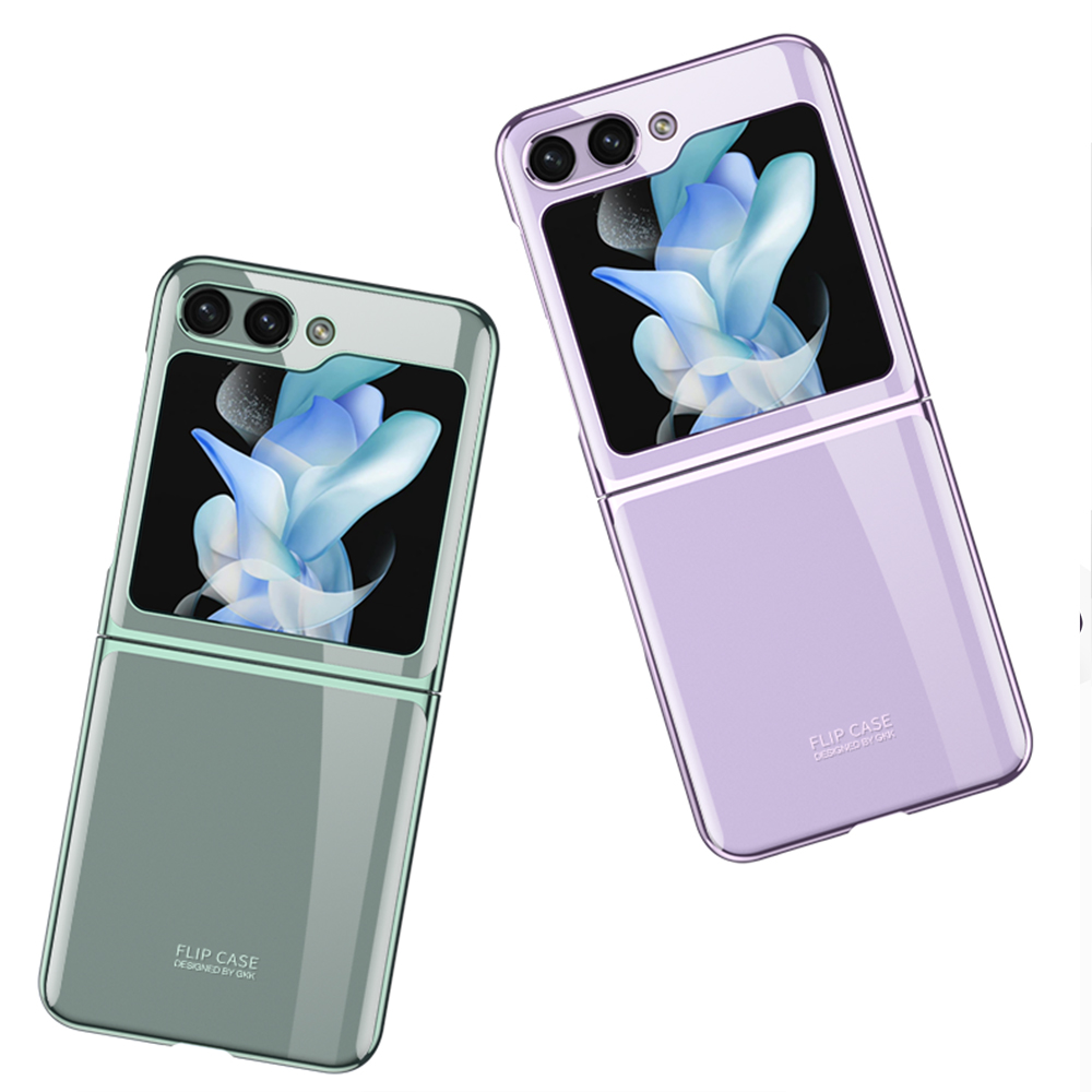 Samsung Galaxy Z Flip 5 Uyumlu Kılıf Zore Kıpta Lensli Kapak - 7