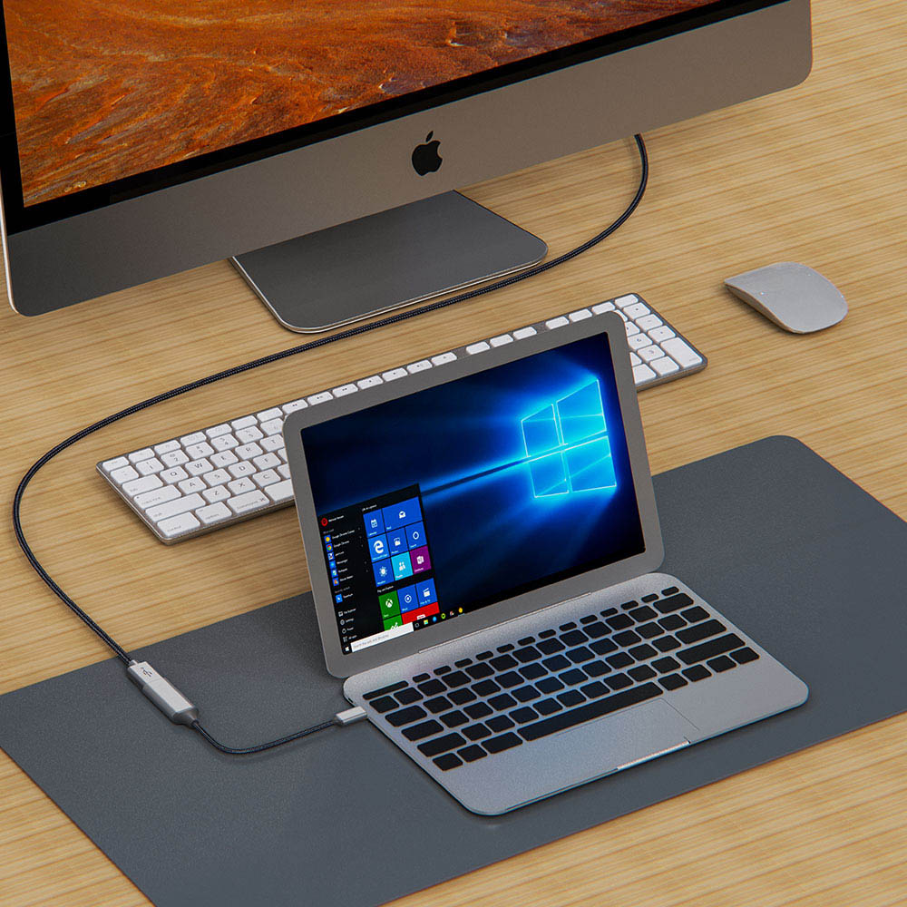 Zore QG05 8K 60 Hz Görüntü Kalitesi Type-C to HDMI Dönüştürücü 15cm - 4