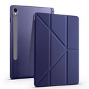 Samsung Galaxy Tab S9 FE Uyumlu Kılıf Zore Tri Folding Kalem Bölmeli Standlı Kılıf - 15