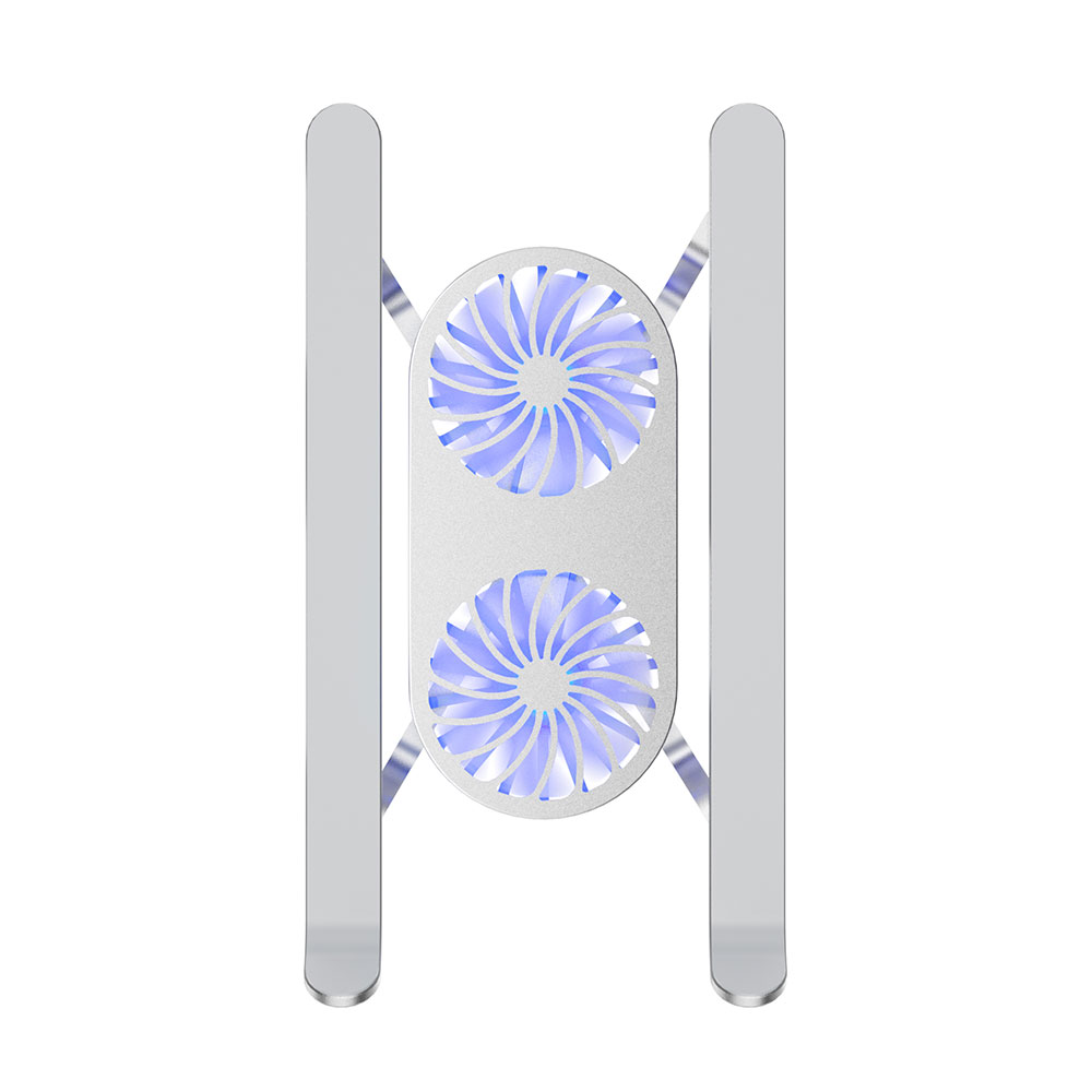 Wiwu S400 Pro Çift Fanlı Işıklı Katlanabilir Ayarlanabilir Laptop Standı 5W 3000RPM - 6