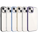 Apple iPhone 15 Plus Uyumlu Kılıf Sert PC Renkli Çerçeveli Zore Riksos Kapak - 1