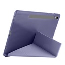 Samsung Galaxy Tab S9 FE Uyumlu Kılıf Zore Tri Folding Kalem Bölmeli Standlı Kılıf - 35