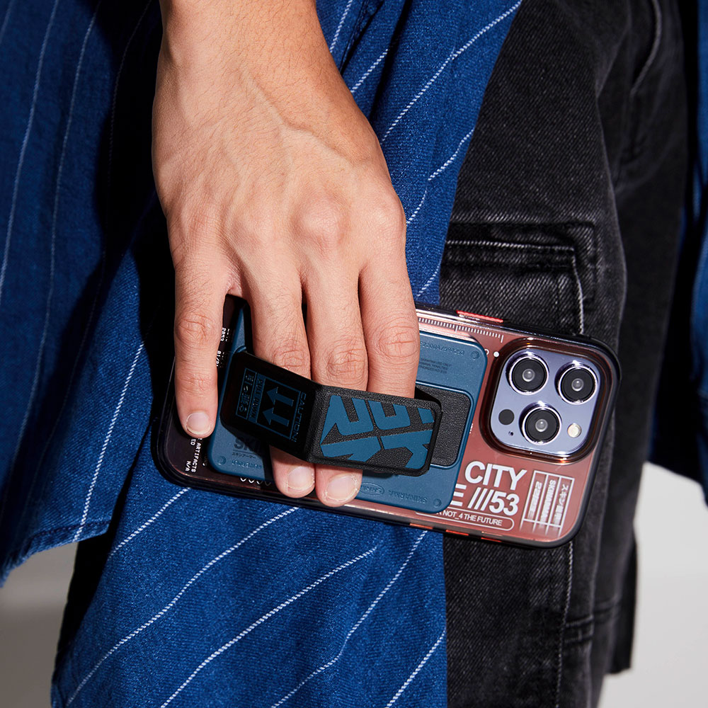 SkinArma Spunk Serisi Standlı PU Deri Kartlık - 6