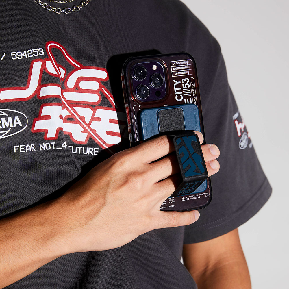 SkinArma Spunk Serisi Standlı PU Deri Kartlık - 8