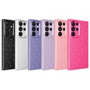 Samsung Galaxy S22 Ultra Uyumlu Kılıf Kamera Korumalı Simli Lüks Zore Koton Kapak - 1