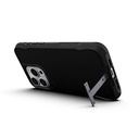 Apple iPhone 15 Pro Uyumlu Kılıf Zore Airbag Kenarlı T-Max Mat Standlı Kapak - 1